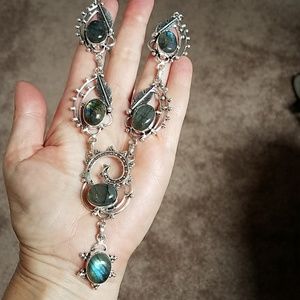 Labradorite necklace